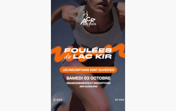 Inscriptions Foulées du Lac Kir 2026