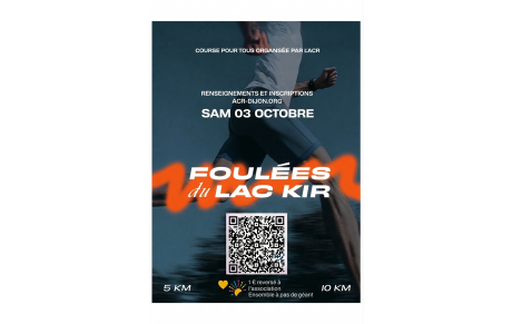 QR CODE inscription Foulées du Lac Kir 2026